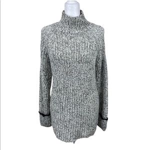 Topshop Gray Cowl Neck Sweater